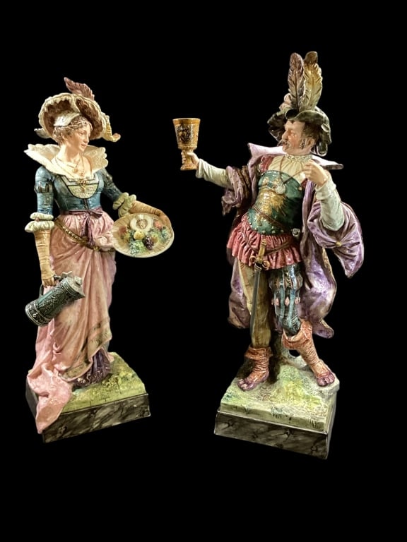 Impressive Pair Figural Statues (1 of 11)