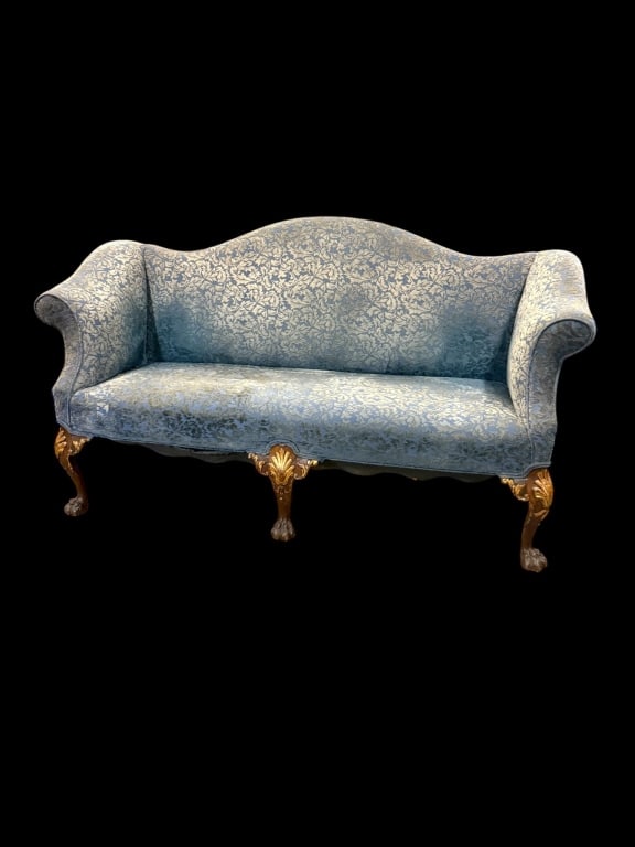 Period Chippendale Camelback Sofa (1 of 4)