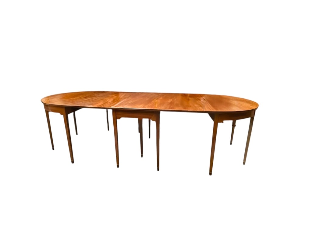 American Mahogany D-End Dining Table (1 of 8)