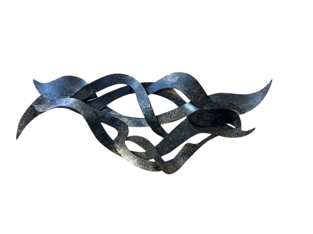 Decorative Patinated Brass Wall Sculpture (1 of 3)