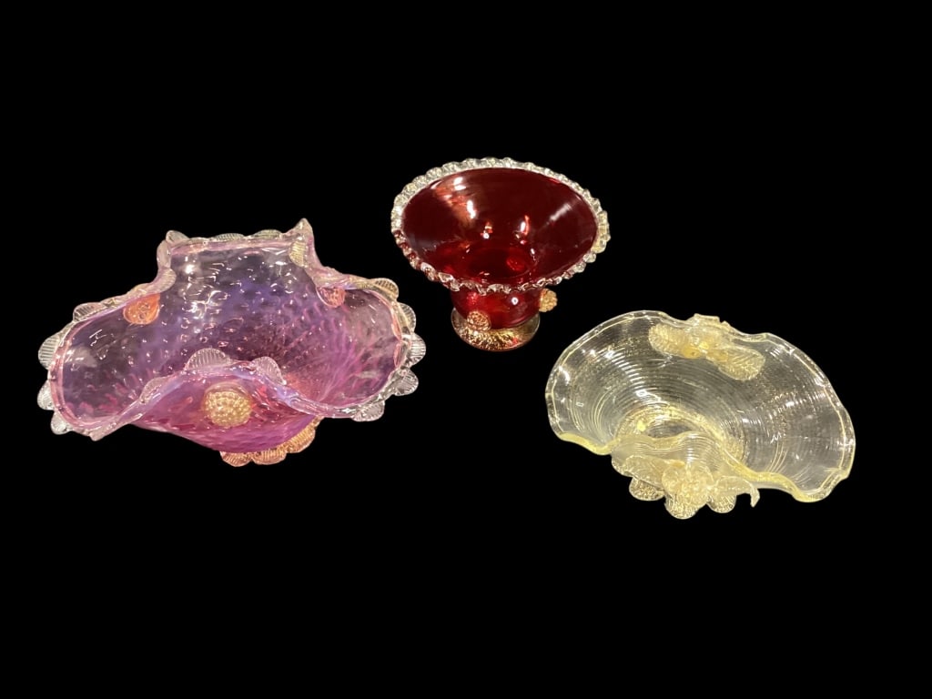 Murano Salviati Glass Bowls (1 of 5)