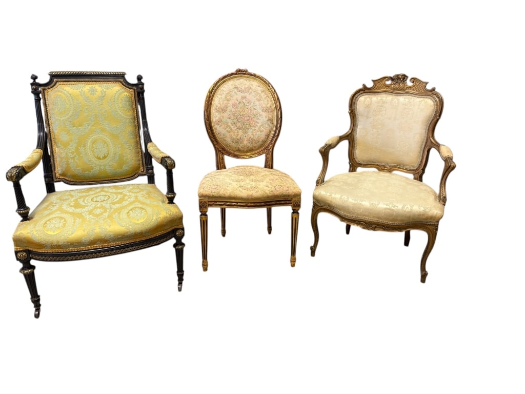 3 Assorted Antique Chairs (1 of 4)