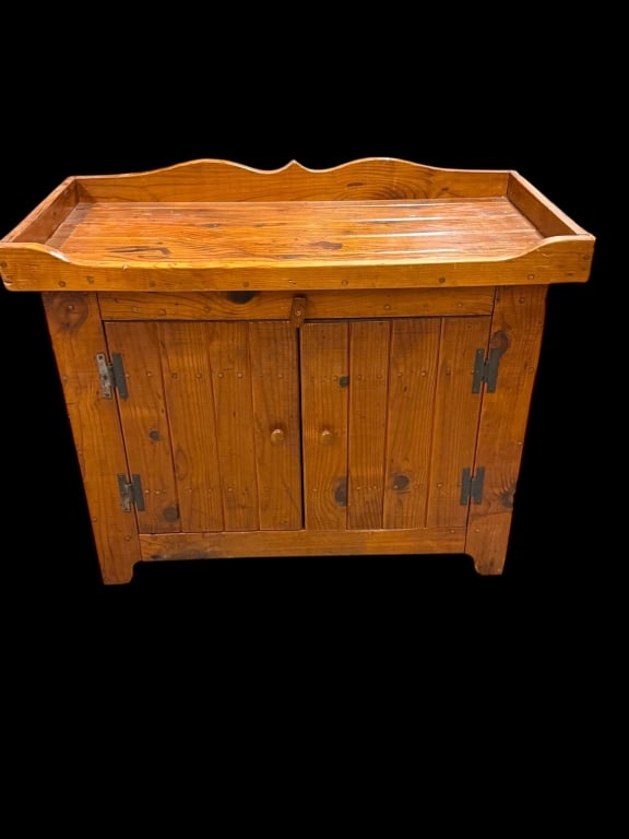 Heart Pine Rustic Dry Sink (1 of 8)