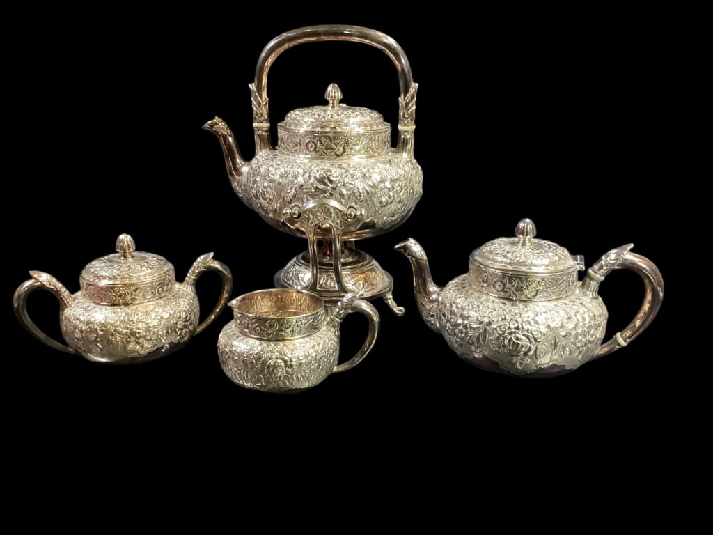 Gorham Aesthetic Movement Tea service (1 of 6)