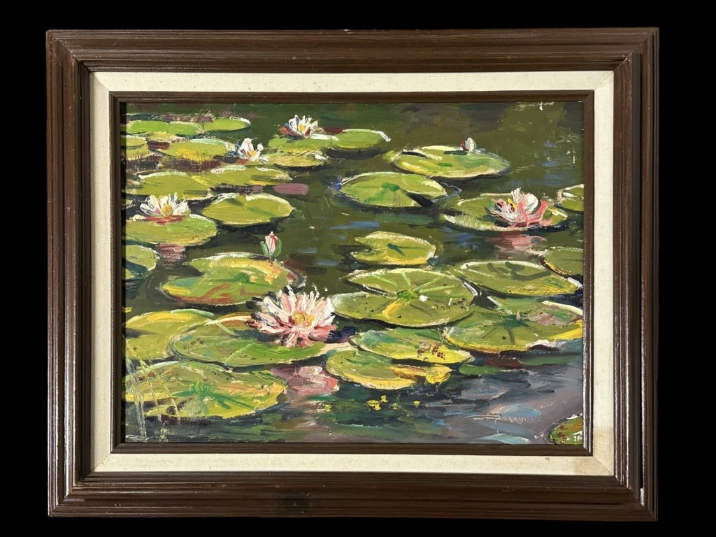 Sketch of Waterlilies, Wayne Beam Morrell (1 of 6)