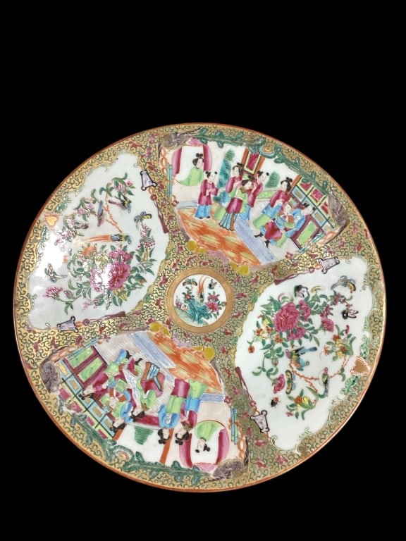 Famille Porcelain Charger (1 of 5)