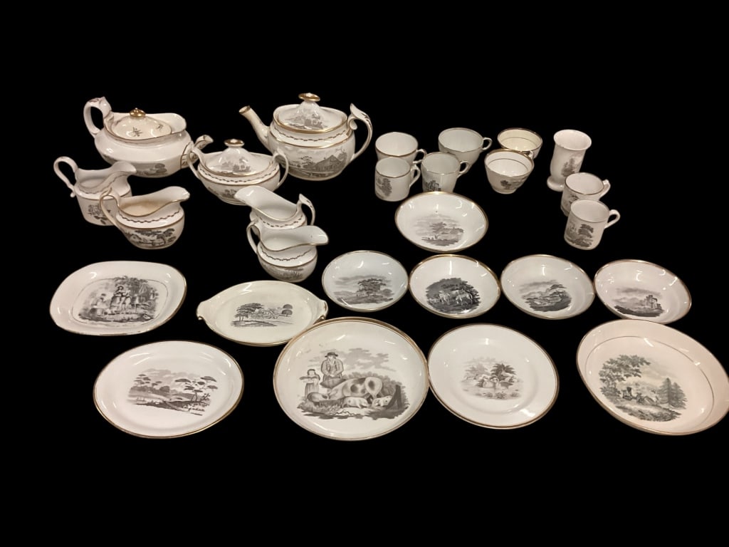Partial Set Spode (1 of 10)