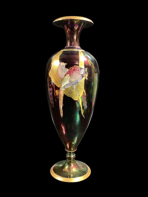 Limoge Luster Glazed Vase (1 of 5)
