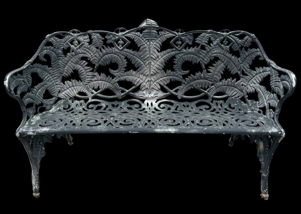Brown Jordan Cast Aluminum Fern Bench (1 of 6)