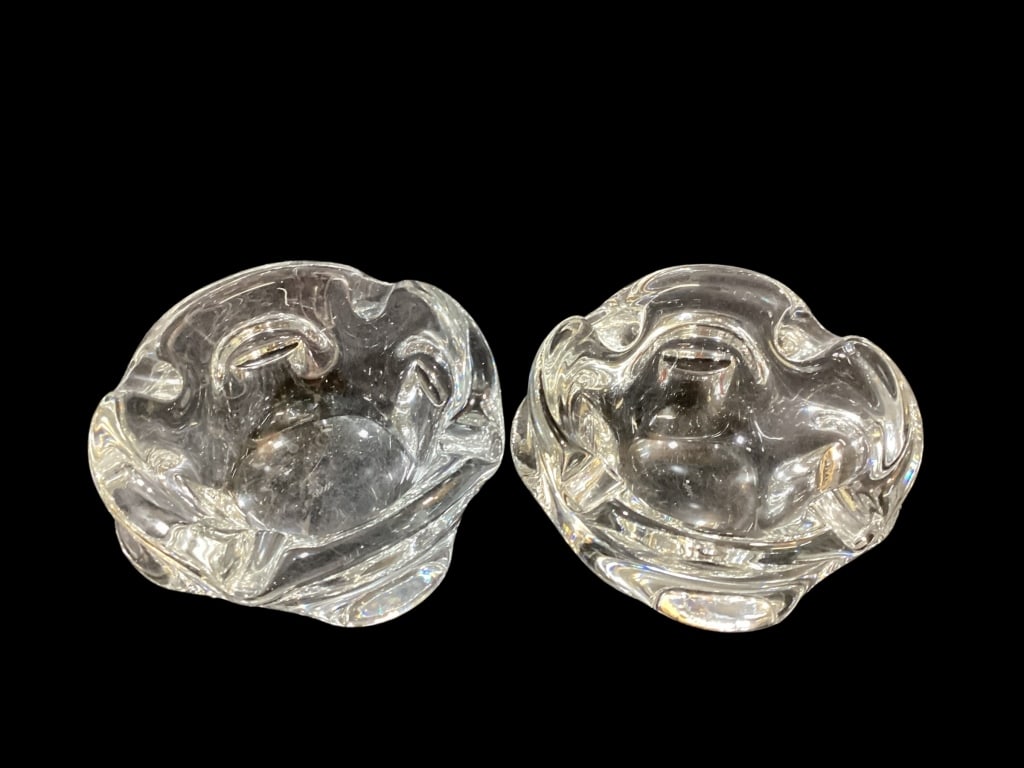 Two Spode Crystal Cigar Ashtrays (1 of 4)