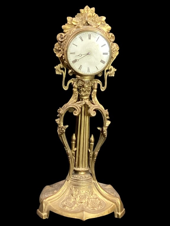 Ornate French Style Table Clock (1 of 8)