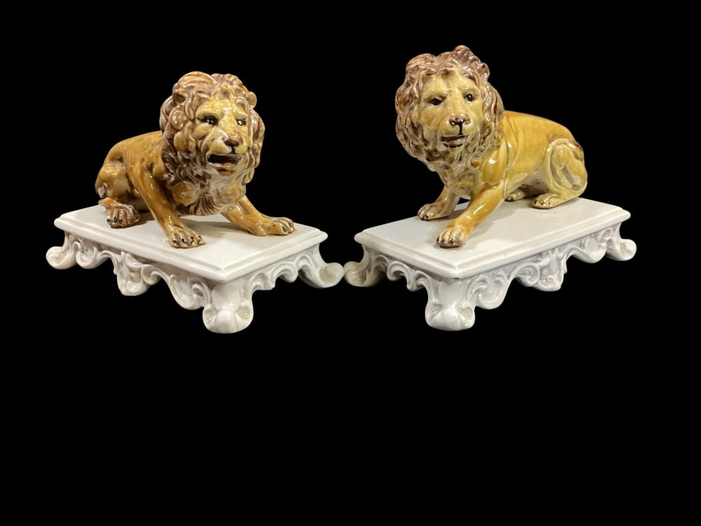 Pair Italian Medici Lions (1 of 5)