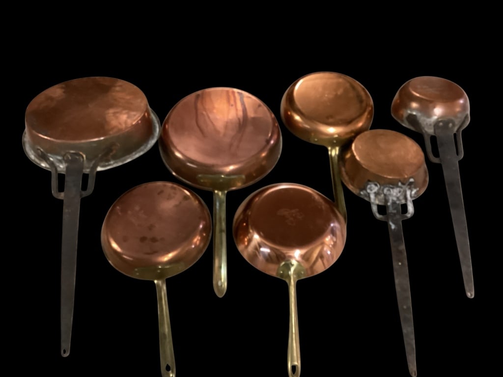 Seven Copper Pans (1 of 7)