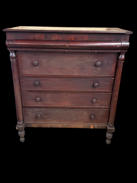 Classical Mahogany Chest (1 of 5)