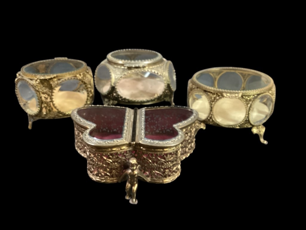 French Ormolu Jewelry Caskets (1 of 9)