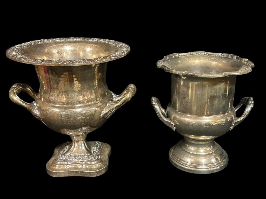Two Silver Plate Champagne Coolers (1 of 6)