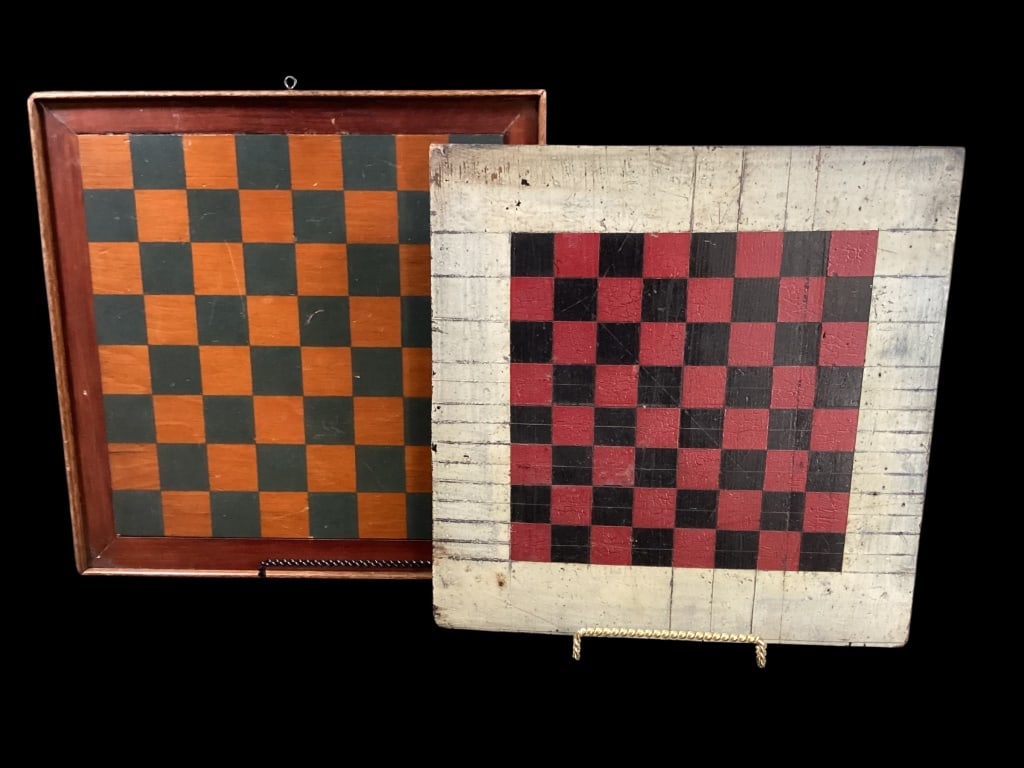 Two Folk Art Game Boards (1 of 6)