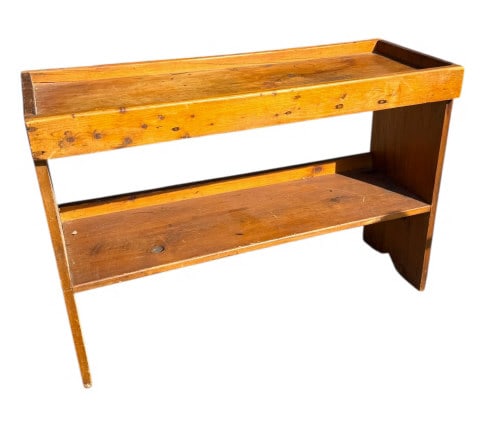 White Pine Bucket Bench (1 of 3)