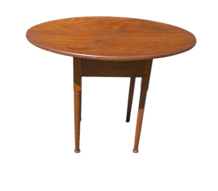 Oval Cherry Tea Table (1 of 5)