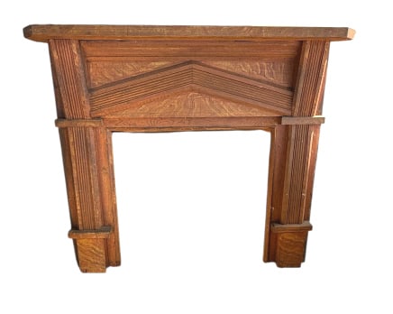 Federal Mantel in original Paint (1 of 4)
