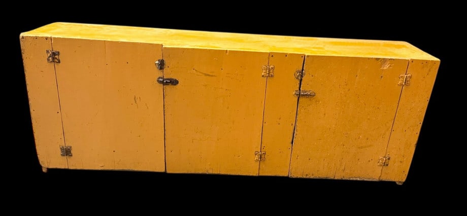 Primitive Bucket Cupboard in Original Paint (1 of 5)