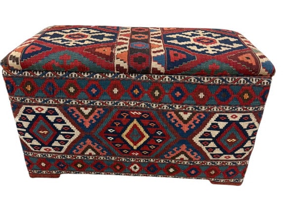 Kilim Rug Cedar Chest (1 of 4)