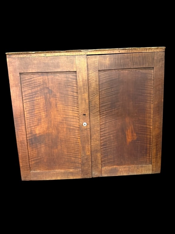 Curly Maple Hanging Cupboard (1 of 5)