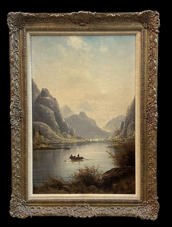Landscape with Mountain Lake, Nils H. Christiansen (1 of 8)