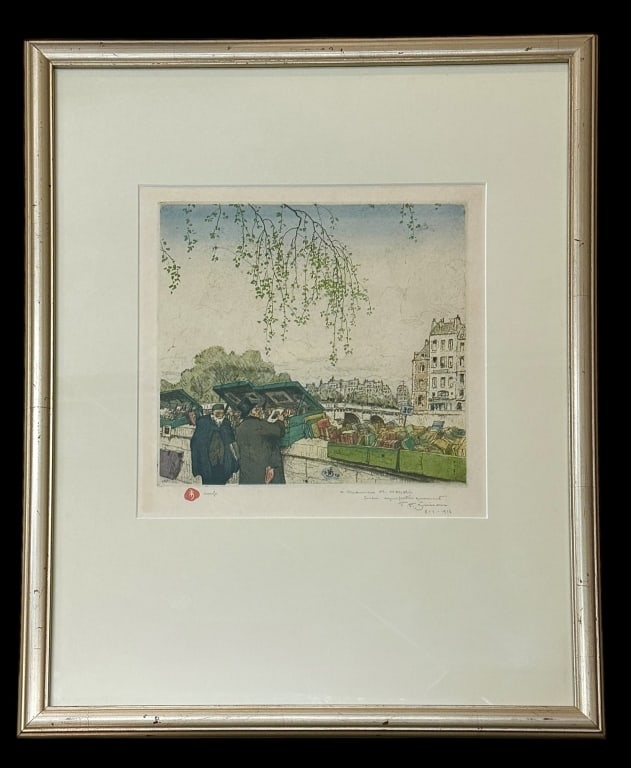 Framed Tavik Frantisek Simon Etching (1 of 4)