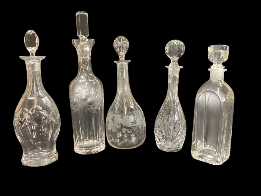 Five Liquor Decanters (1 of 6)