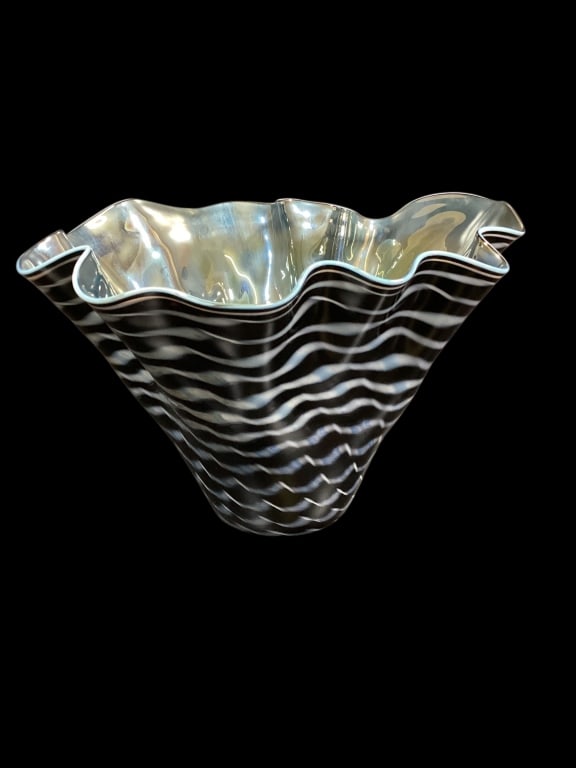 Art Glass Bowl, Artist Dan Bergsma (1 of 5)