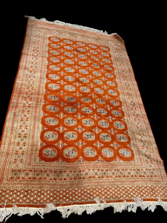 Vintage Bokhara Wool Area Rug, (1 of 4)