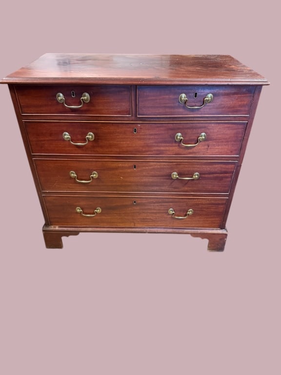 British Chippendale Mahogany Chest (1 of 5)