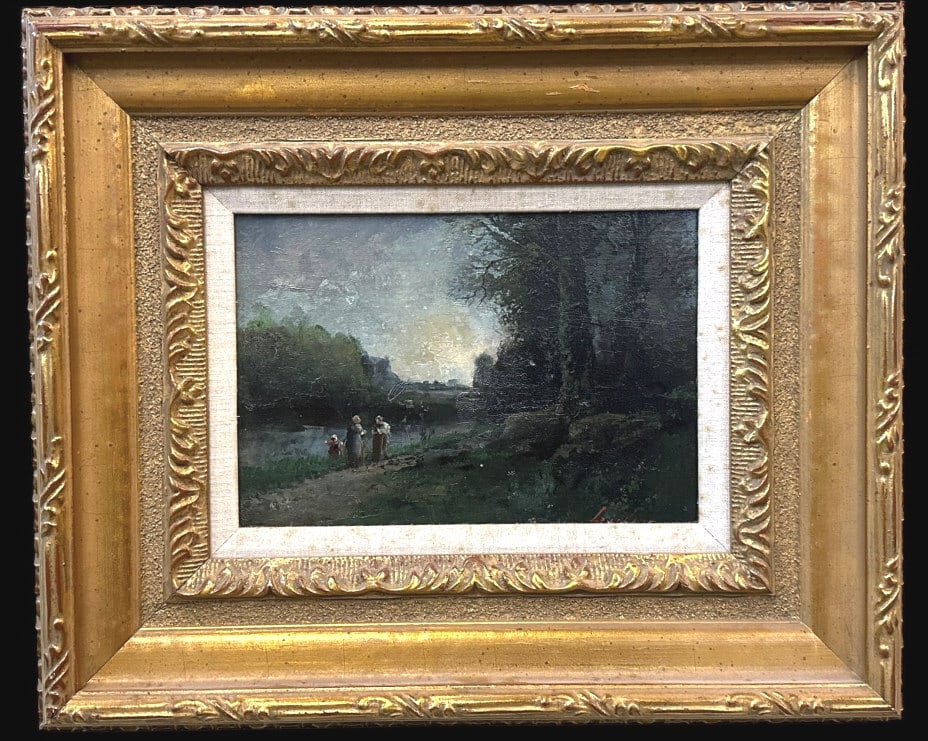 Continental Landscape with Figures by River (1 of 5)