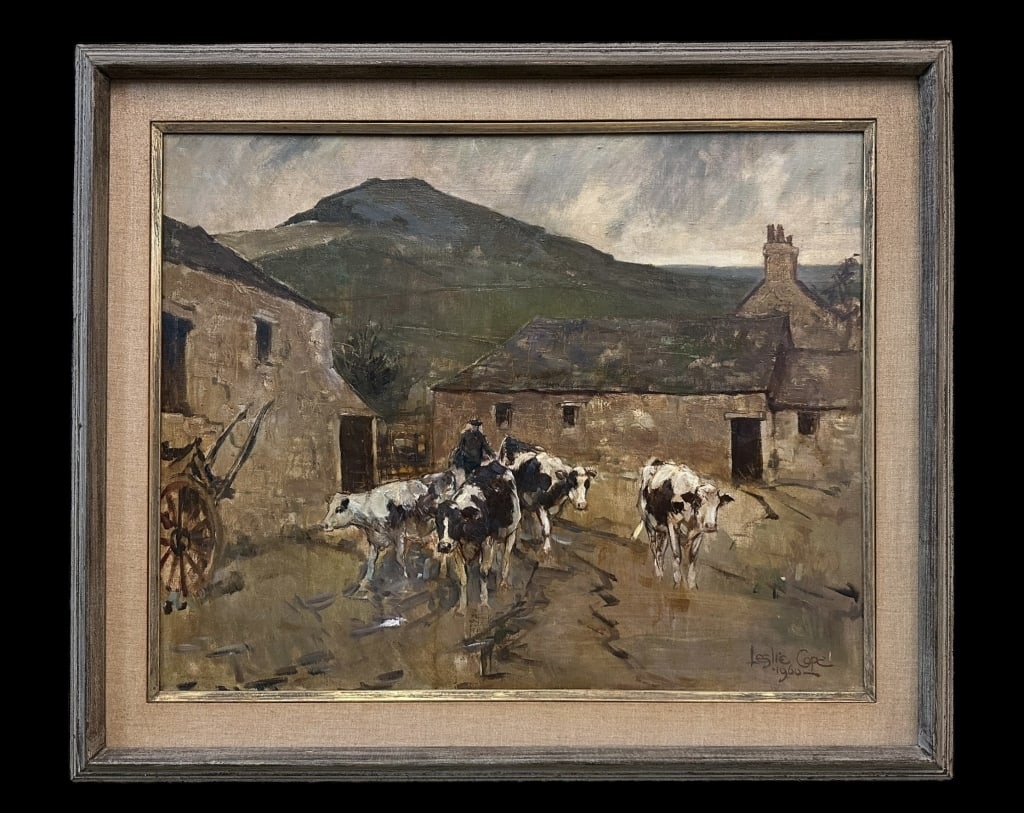 Farm Scene with Cows, Leslie Cope (1 of 6)