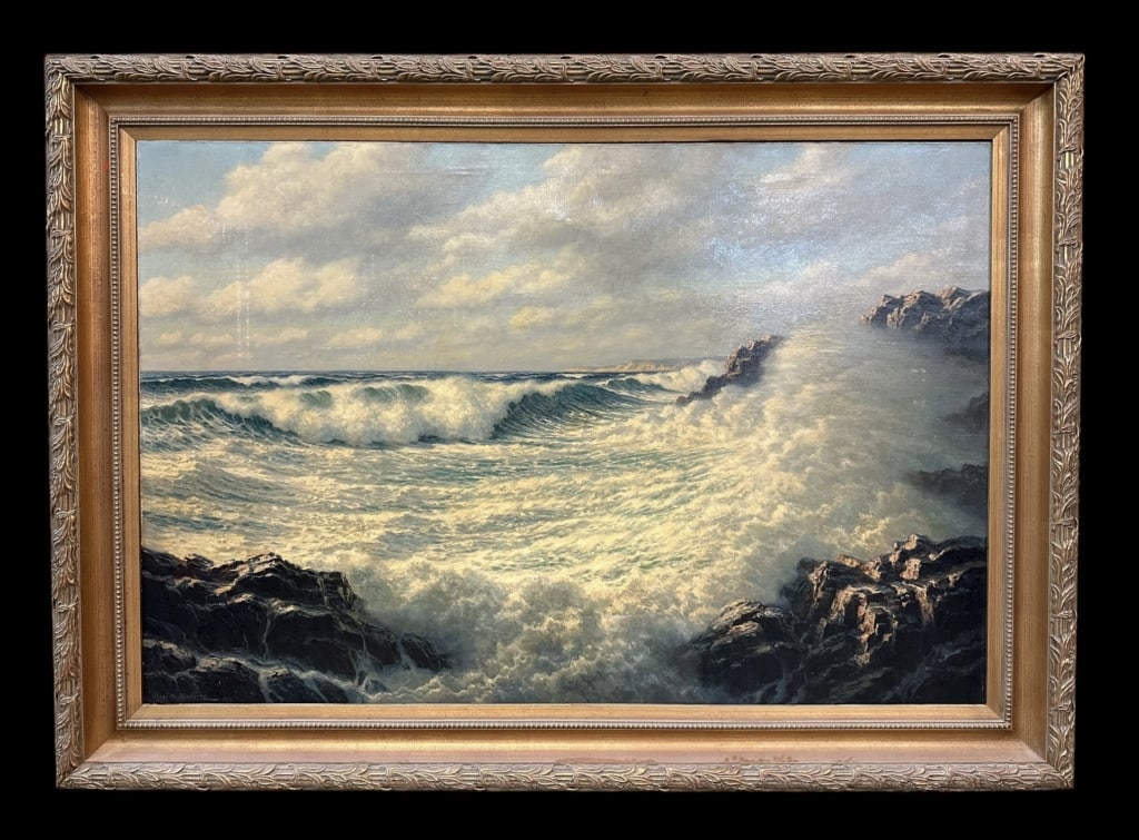 Rocky Coast with Crashing Waves, Josef M. Arentz (1 of 7)