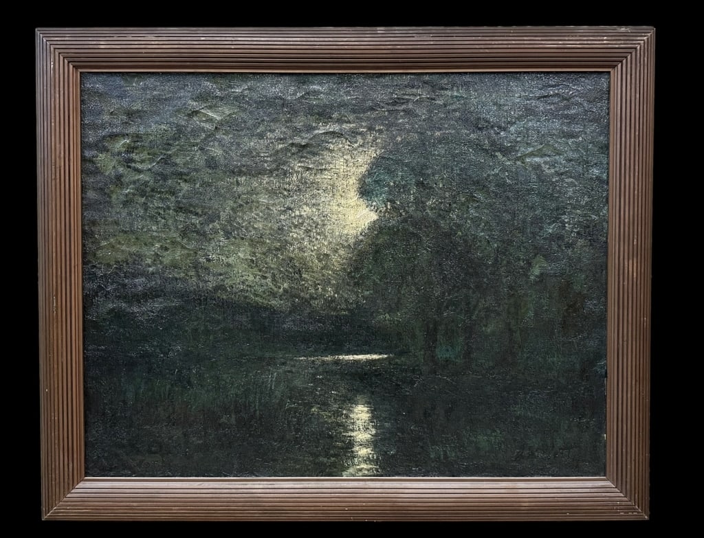 Moonlit Forest Landscape, Jacques Willett (1 of 6)