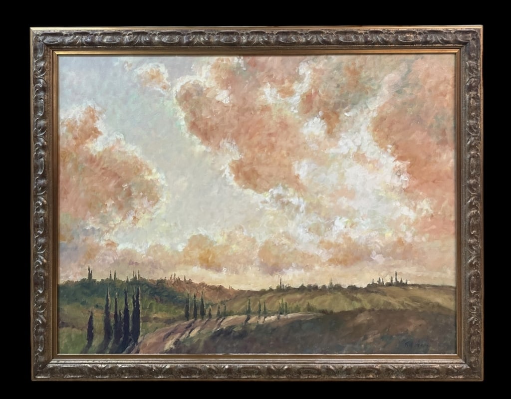 Contemporary Tuscan Landscape Painting (1 of 5)