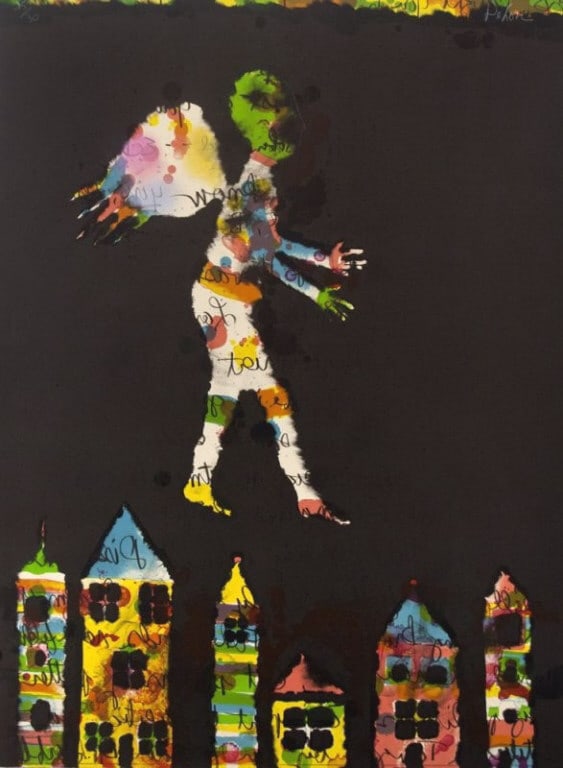 Framed Deloss McGraw Lithograph (1 of 5)