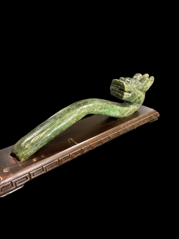 Carved Jade Ceremonial Scepter (1 of 6)