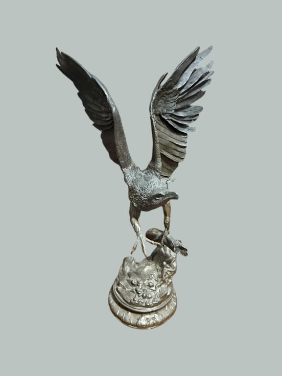 J Monigniez Bronze Eagle with Outstretched Wings (1 of 5)
