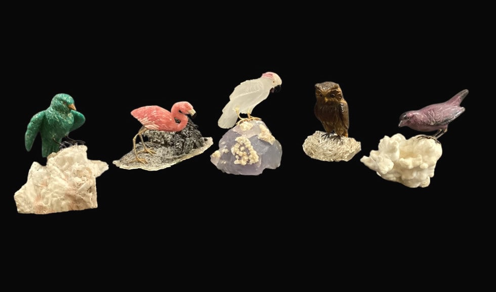 Gemstone Bird Statuary (1 of 11)