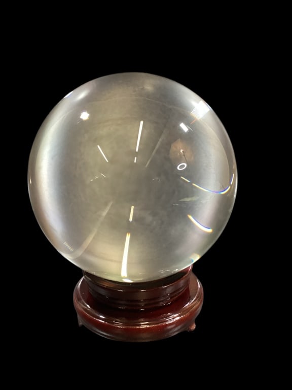 Crystal Gazing Ball (1 of 3)