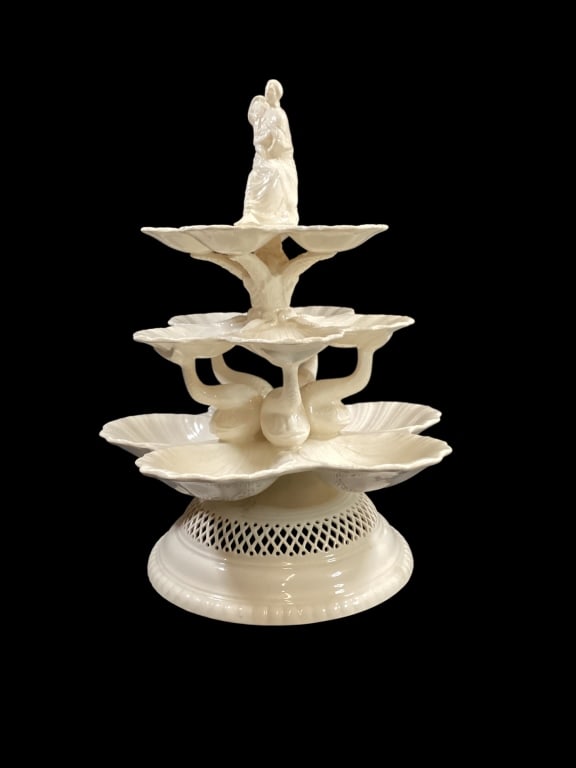 English Creamware Centerpiece (1 of 5)