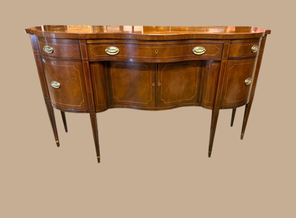 Baker Furniture Inlaid Mahogany Sideboard (1 of 4)