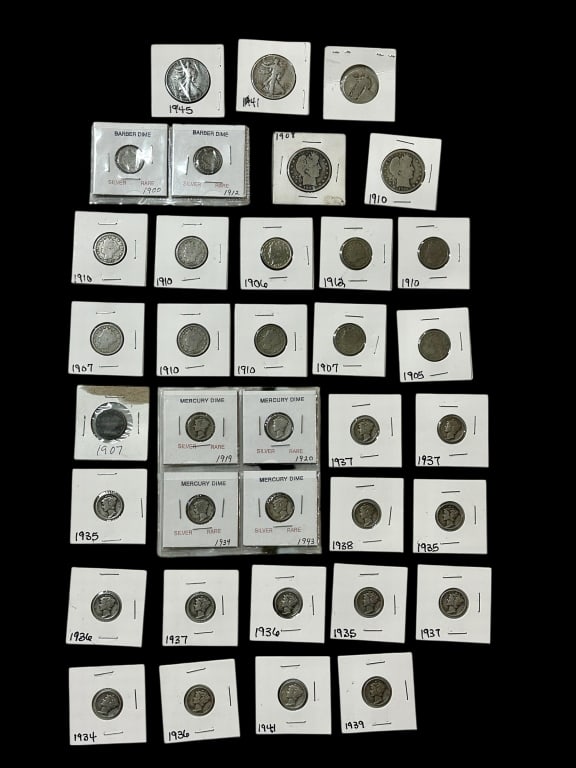36 Assorted U.S. Silver Coins (1 of 9)