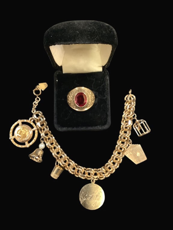 Class Ring, Charm Bracelet (1 of 9)