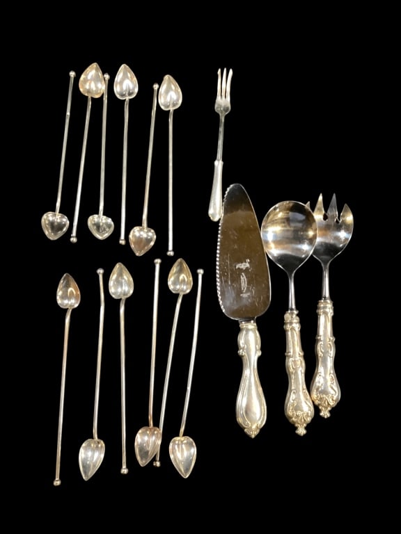 Sterling Silver Drink Stirrers, Serving Utensils (1 of 5)