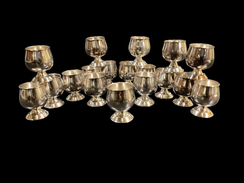 Set of  Sterling Goblets (1 of 4)