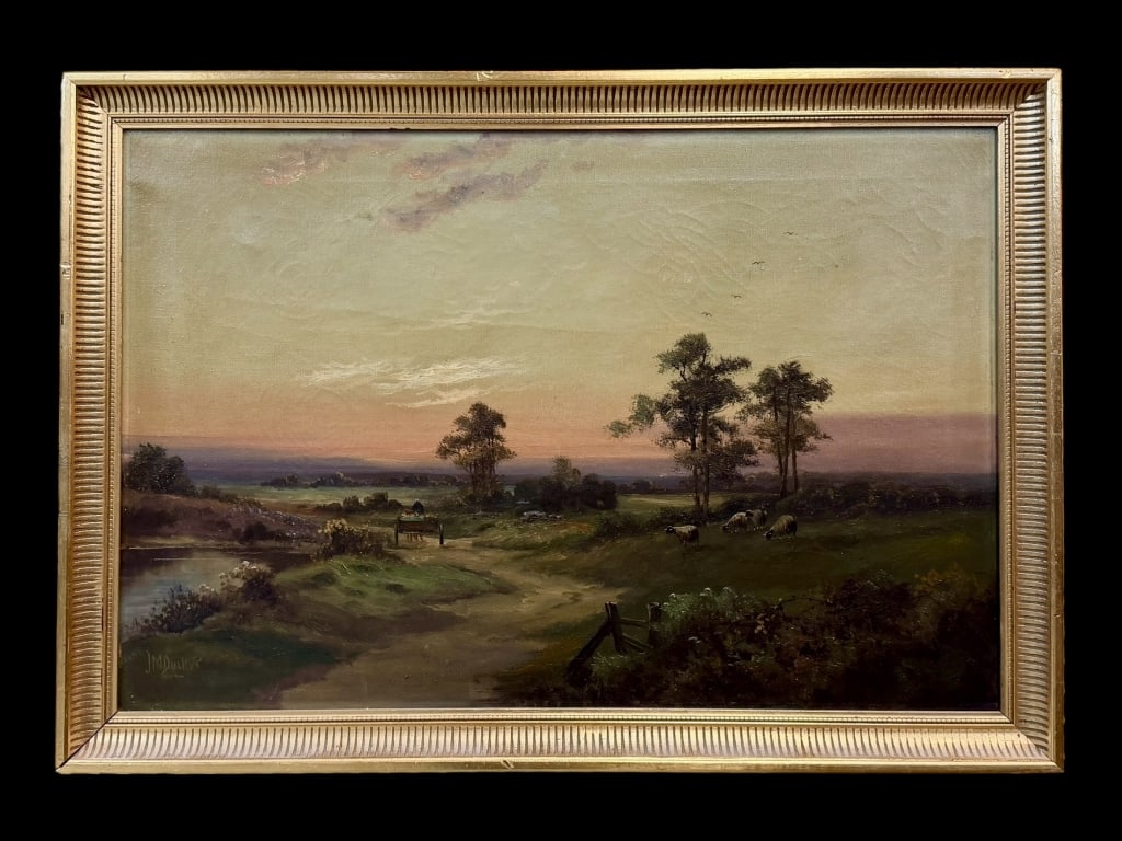 Landscape at Sunset, J. M. Ducker (1 of 6)